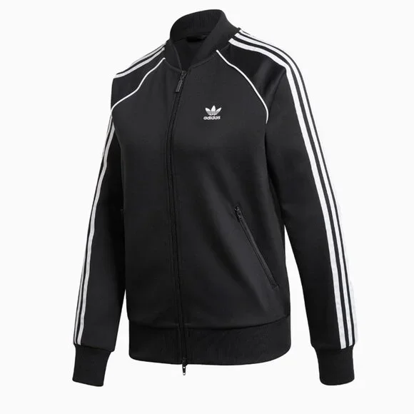 Adidas Women's Primeblue SST Track Jacket #GD2374 Black Size S - Picture 9 of 10